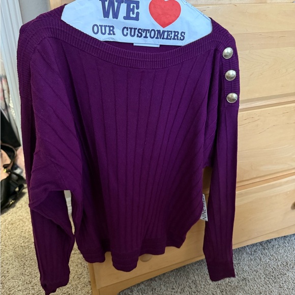 Nine West Deep Purple Apparel - Picture 1 of 3